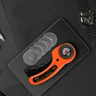 Rotary Cutter With 5 45mm Blade Sewing Quilters Fabric Leather Cutting Tool Set