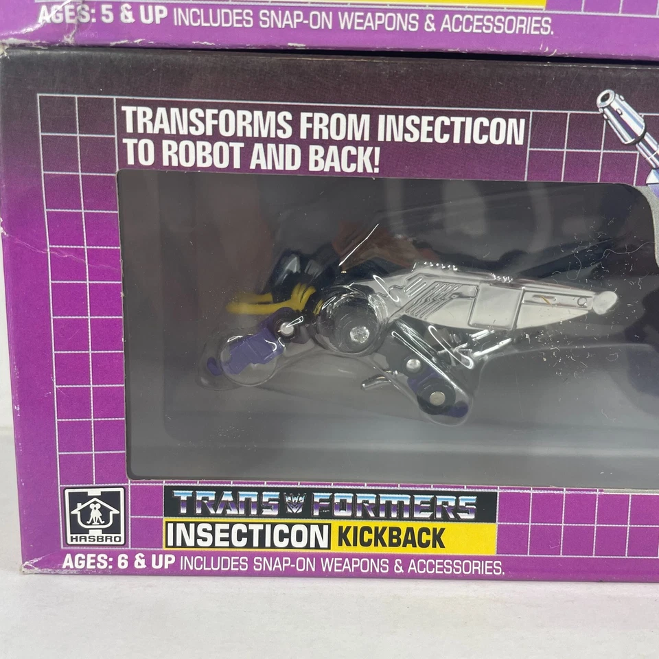 3 Pcs Transformers G1 Insecticon Team Bombshell Shrapnel Kickback Action Figure - Image 3 of 4