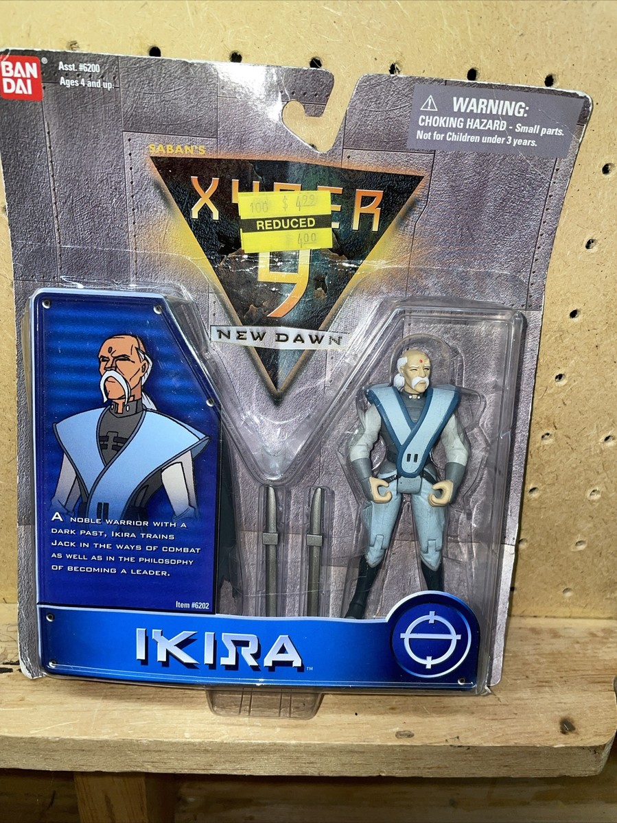 Vintage 1999 Bandai Sabans Xyber 9 New Dawn Ikira Action Figure