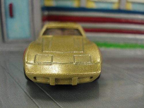 Matchbox Chevrolet Corvette T-Top loose from a Multi Pack in Gold with Flames - Picture 3 of 10