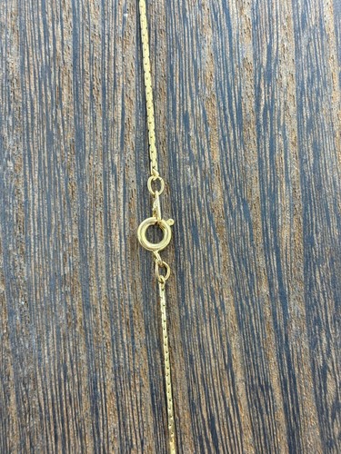 Vintage Faux Pearl Chain Necklace 18" Gold Tone Solitaire Classic 80s - Picture 4 of 7