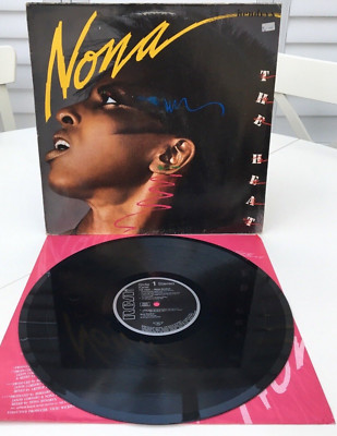 NONA HENDRYX THE HEAT PL85465 1985 RCA Promo copy  VINYL LP RECORD EX / VG