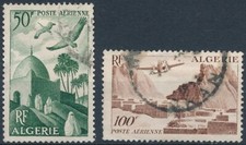 Air: 50f & 100f - Algeria 1949 - F H - MiNr 286/7