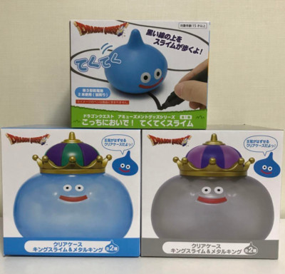 Dragon Quest King Slime Metal King Clear Case & Tekuteku Slime Set 2023