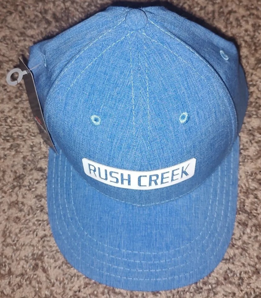 Pukka Rush Creek Golf Hat Snapback Blue White NWT eBay