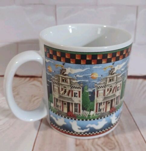 VTG Sakura Debbie Mumm Haunted House 2000 Halloween Coffee Mug Never Used - Picture 2 of 4