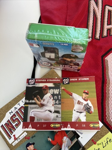 Washington NATIONALS FAN BOX! Bag, new Strasburg Mini Fig, Livan 10th Bobblehead - Picture 4 of 11