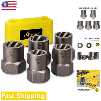 Compact 5-Piece Impact Extractor Set for Easy Storage - Perfect for Mechanics