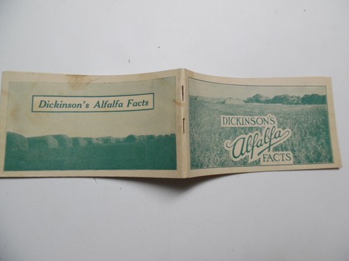 1913 Albert Dickinson Company Alfalfa Facts Hay Fertilizer Brochure Antique - 第 7/7 張圖片