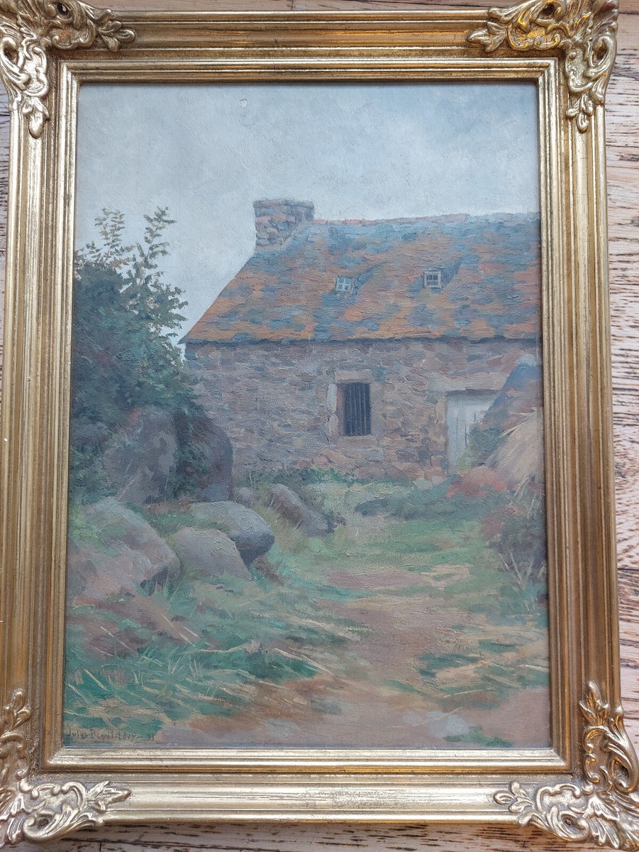 フレデリック Impressionistic Landscape Oil Painting 1893 by Jules BENOIT