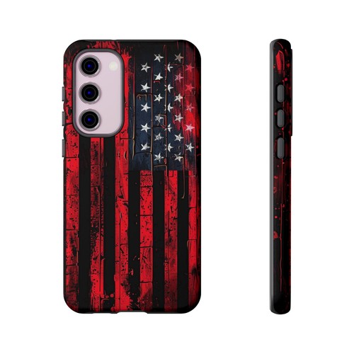 iPhone/Galaxy/Google Rugged American Flag Neon Colors Patriotic Tough Phone Case - Picture 227 of 274