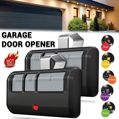2x Compatible 893MAX 3 Button Liftmaster Visor Remote Control Garage Door Opener - Picture 2 of 15