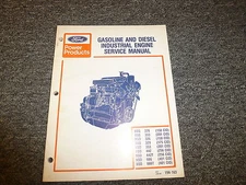 Ford 442T 666T Turbo Diesel Engine Shop Service Repair Manual