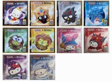 Mcdonalds Happy Meal Yu Gi Oh x Hello Kitty Friends Soft Plush Toy Set Bundle