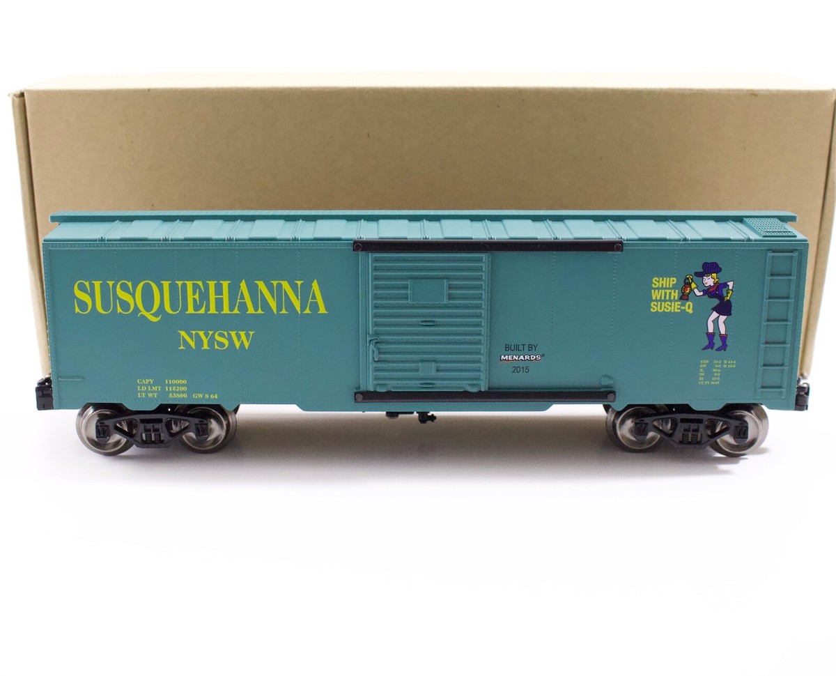 Susquehanna NYSW Box Car Menard O Gauge 279-2634 Limited Ed Resin Model