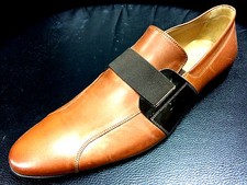 Chelsy Leather Men's Shoes Moccasin Designer Slipper Handmade Light Brown 43