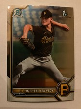 2022 Bowman Chrome Draft MICHAEL KENNEDY 1st Bowman Cleveland GUARDIANS #BDC-176