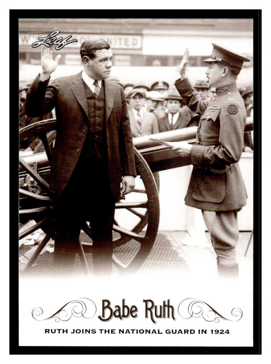 2016 Leaf Babe Ruth Collection #56 Babe Ruth New York Yankees