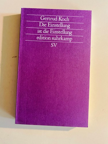 Die Einstellung ist die Einstellung. Visuelle Konstruktionen des Judentums. TB