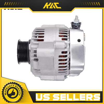 Alternator for Lexus LS400 1995-1997 V8 4.0L 80 A 12V CW 6-Groove Pulley