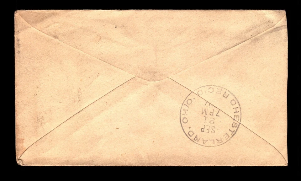 1907 Cheyenne WY Flag Machine Cancel Cover - L15954 - Image 2 of 2