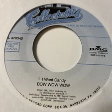 Bow Wow Wow 45 I Want Candy / Blow Monkeys Digging Your Scene NEW reissue