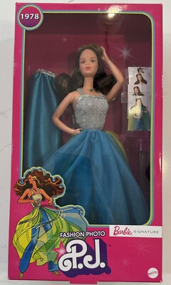 barbie 2023 blue dress Mattel FASHION PHOTO P.J. Doll Reproduction- NEW, IN HAND&NRFB HJX24 Miss Chase Go Wild And Accessorize color:Plum
