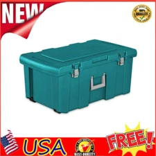 Camping Storage Box Footlocker Plastic Large Durable Wheels Portable Dorm Home