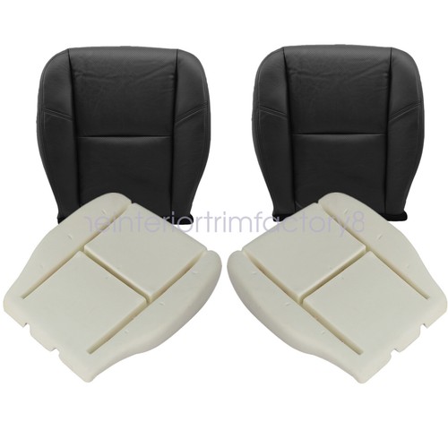 For 2007-2014 GMC Yukon Driver & Passenger Bottom AC Seat Cover & Foam Black - Bild 2 von 18