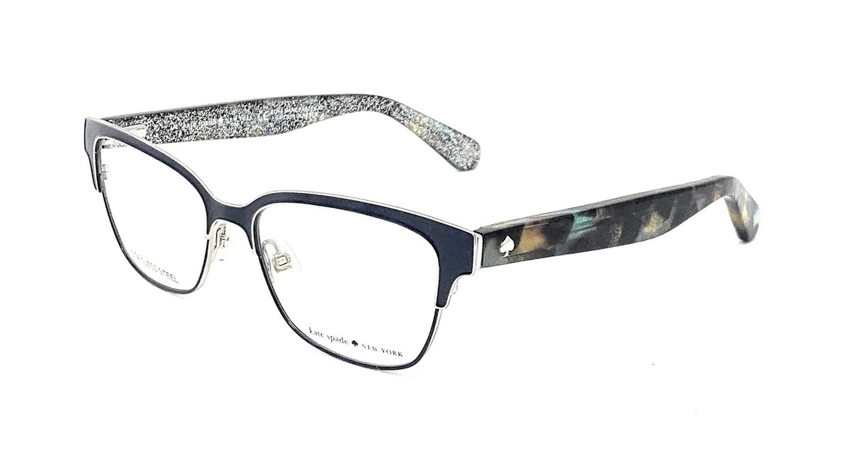 Eyeglasses Kate Spade Ladonna 0S61 Blue Havana Glitter | eBay