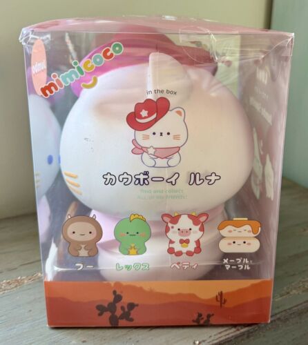Mimicoco Jumbo Squishy Collezione da Collezione ~ Gatto Cowboy Luna con Cappello Rosa - Foto 2 di 9