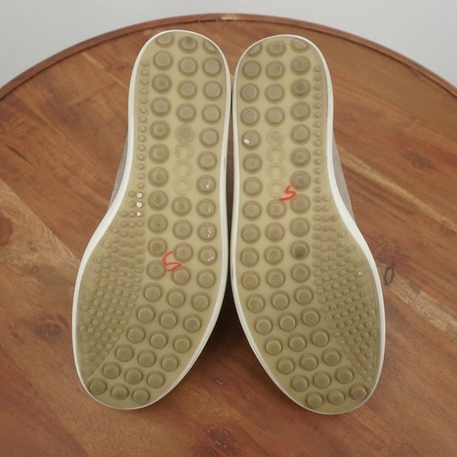 Ecco Womens Soft 7 Sneakers Booties Hi Top Slip On Zip Gray Nubuck 38 EU / 7 US - Picture 8 of 9