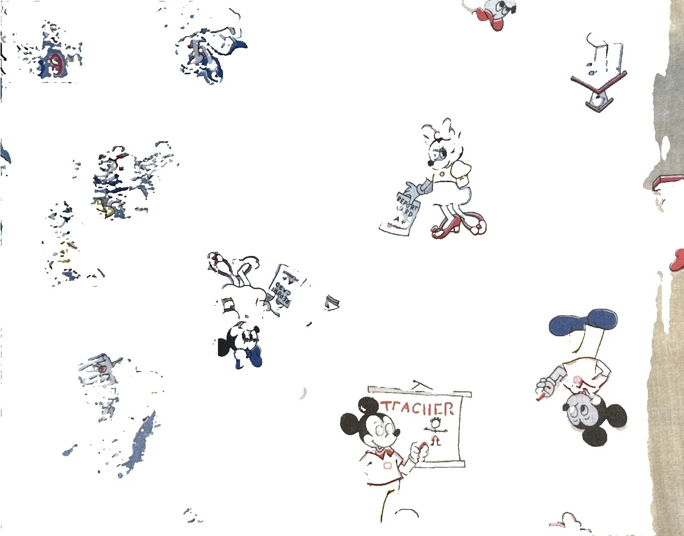 Disney Antique/Vintage Craft Fabrics