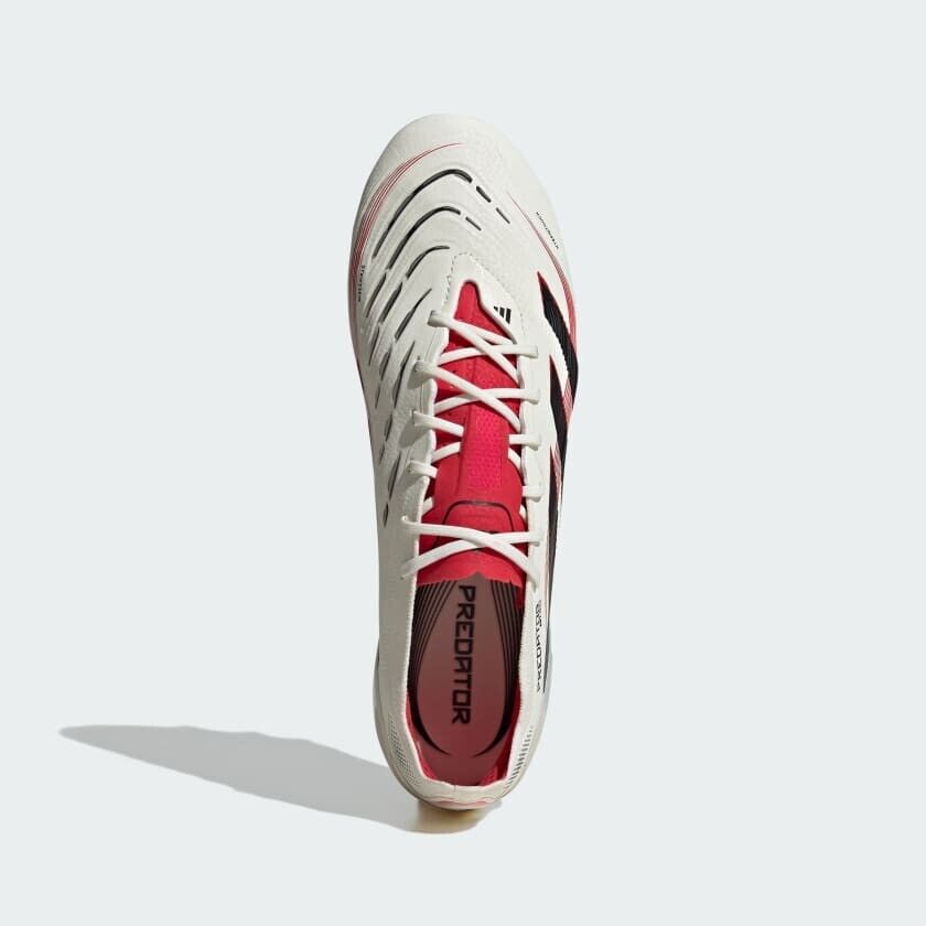 adidas Soccer Cleats PREDATOR ELITE AG Off White/Core Black adidas Soccer Cleats PREDATOR ELITE AG Off White/Core Black