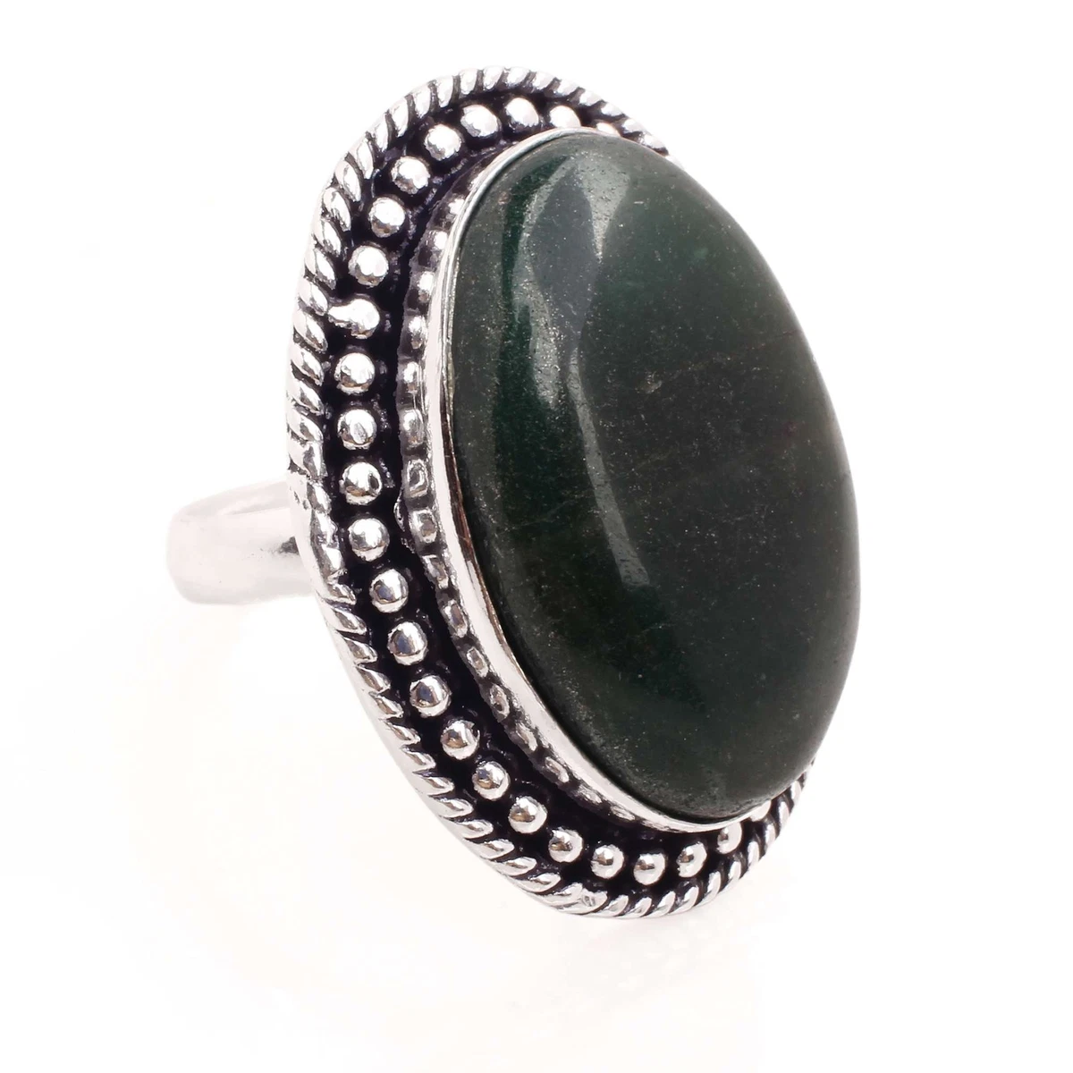 Bague Argent Aventurine Ovale 14x10mm Ref. 31997