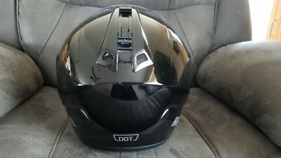 Harley Davidson HD-J1V Black Motorcycle Helmet Dot Certified Size