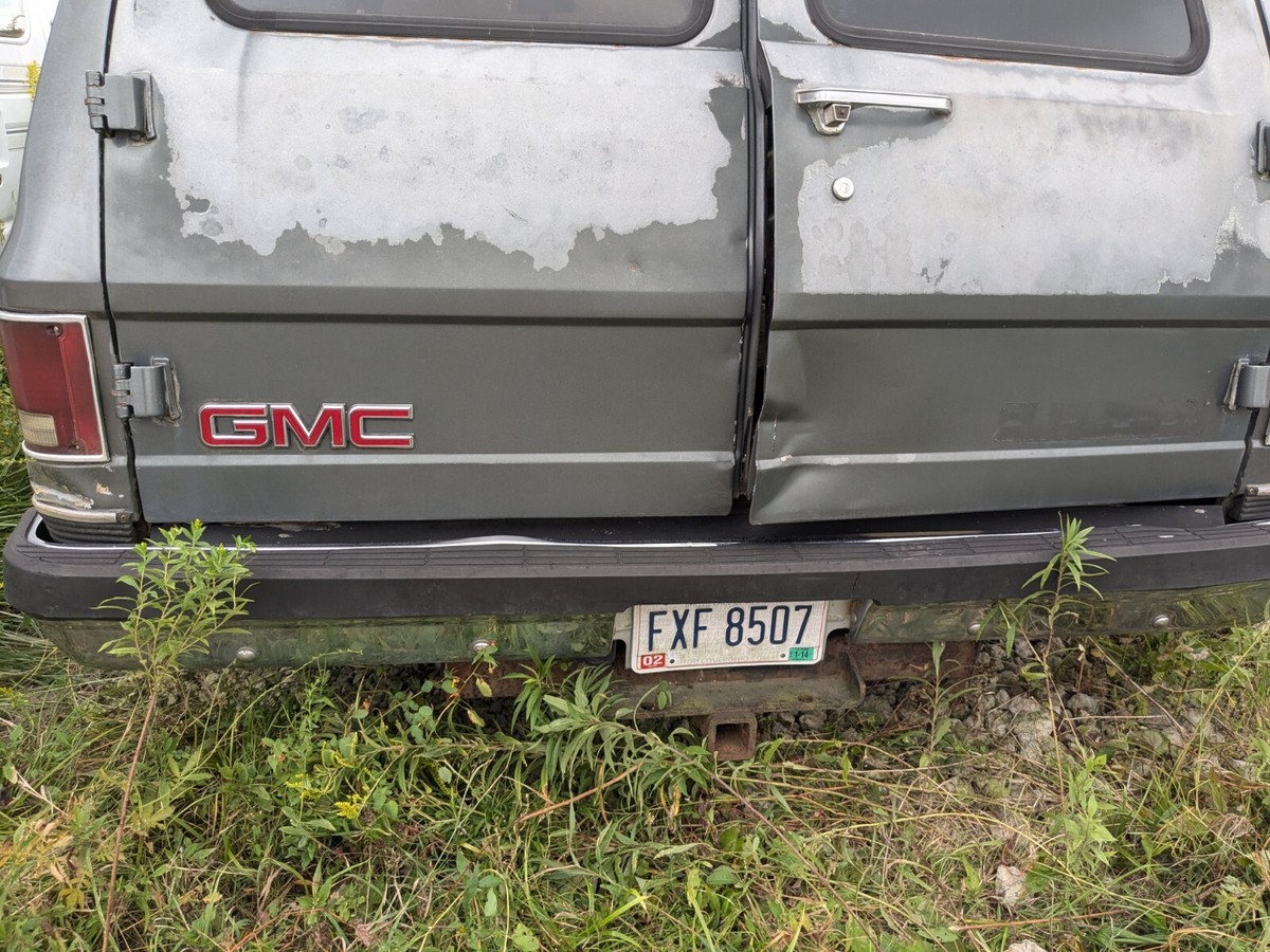 1989 Chevrolet Suburban Rear Left Door Gray | Genuine OEM | Hinged