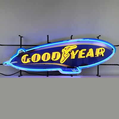 GOODYEAR BLIMP NEON SIGN  by Neonetics  5GYBMP