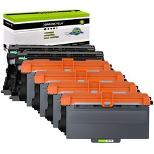 4 TN750 Toner  2 DR720 Drum Fit for Brother HL-5470DW 5470DWT 6180DW DCP-8250DN