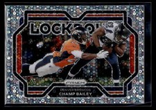 2021 Panini Prizm #25 Champ Bailey Lockdown! Prizms No Huddle Denver Broncos