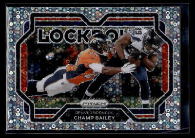 2021 Panini Prizm #25 Champ Bailey Lockdown! Prizms No Huddle Denver Broncos