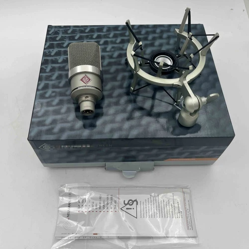 NEW Neumann TLM 102 Nickel Set Condenser Microphone With Shock mount Us Stock
