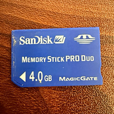 SanDisk Memory Stick PRO Duo 4GB Sony PSP