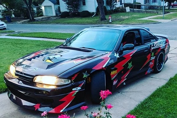 For Nissan 240SX 1995-1996 KBD 37-6626 DM3 Style Body Kit Unpainted Foto 3 de 4