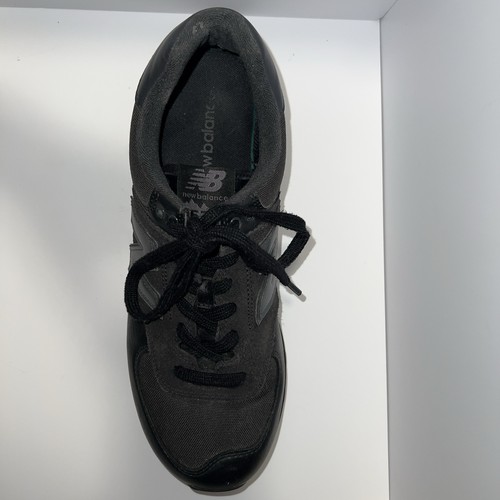 New Balance Shoes Mens 11.5 D Black 574 Classics Stealth Pack Leather ML574LHF - Picture 8 of 11
