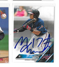 2016 Topps Pro Debut MALLEX SMITH RC AUTO Signed IP COA Braves