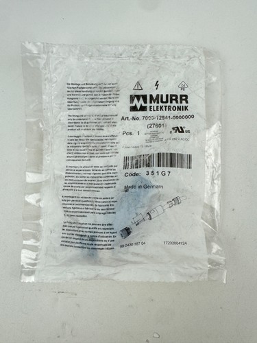 MURR ELEKTRONIK 7000-12941-0000000, FIELD WIREABLE CONNECTOR, 27601