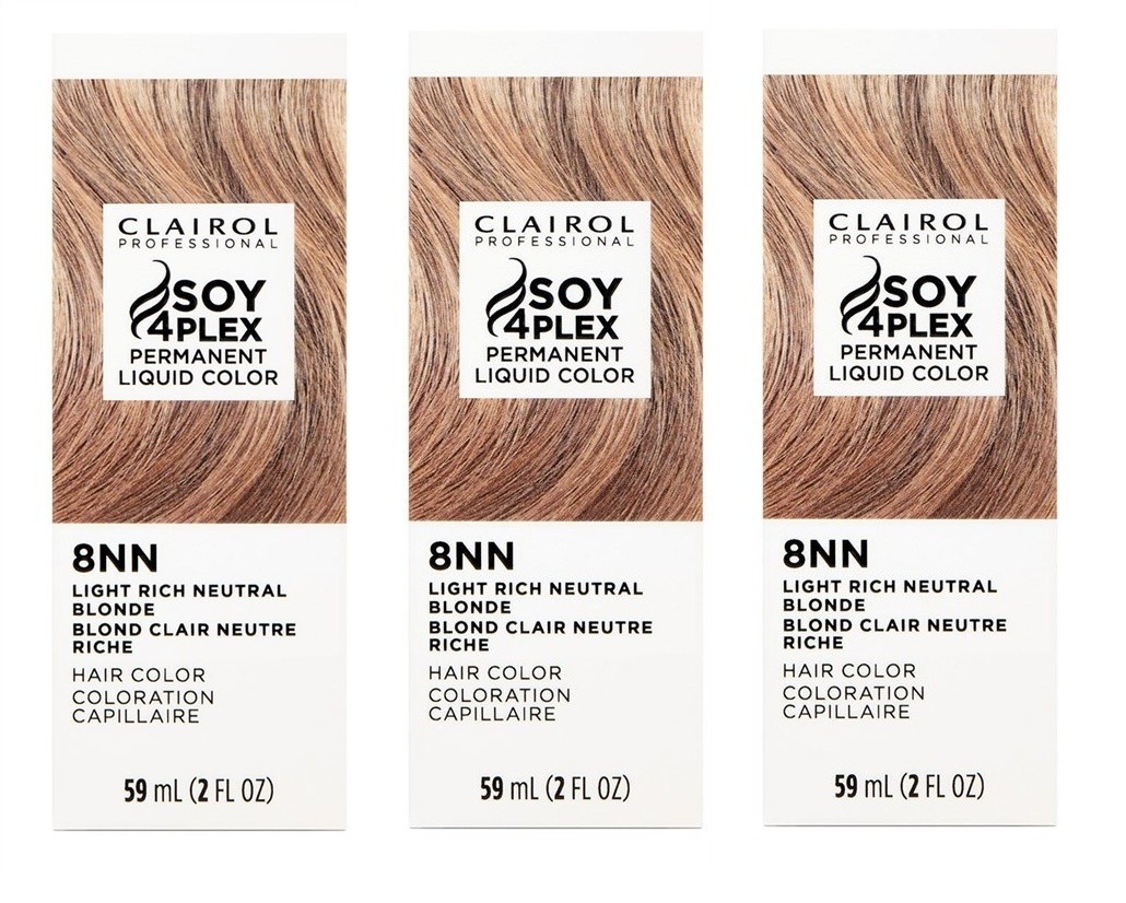 Permanent 8nn Gray Buster Lt Rich Blonde 2oz X 3 Packs