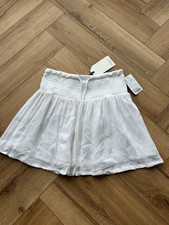 Brave Soul White Flowy Skirt Size M