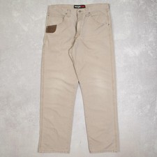 Wrangler Vintage Workwear Hose W34 X L30 Herren Beige Utility